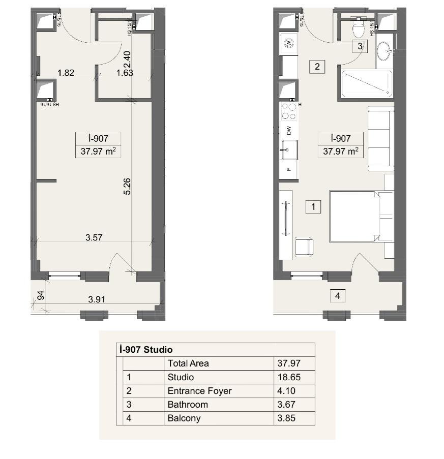 Sea Breeze Kazino yaxınlığında Arabian Ranches də Studiya ev almaq